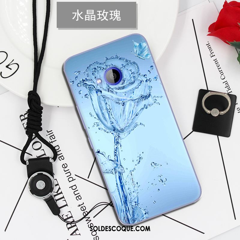 Coque Htc U11 Life Personnalité Bleu Dessin Animé Incassable Silicone Housse Pas Cher