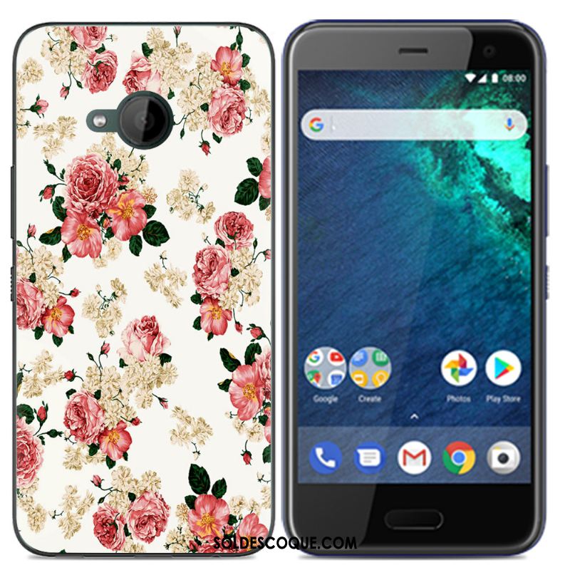 Coque Htc U11 Life Rose Tout Compris Dessin Animé Tendance Étui Pas Cher