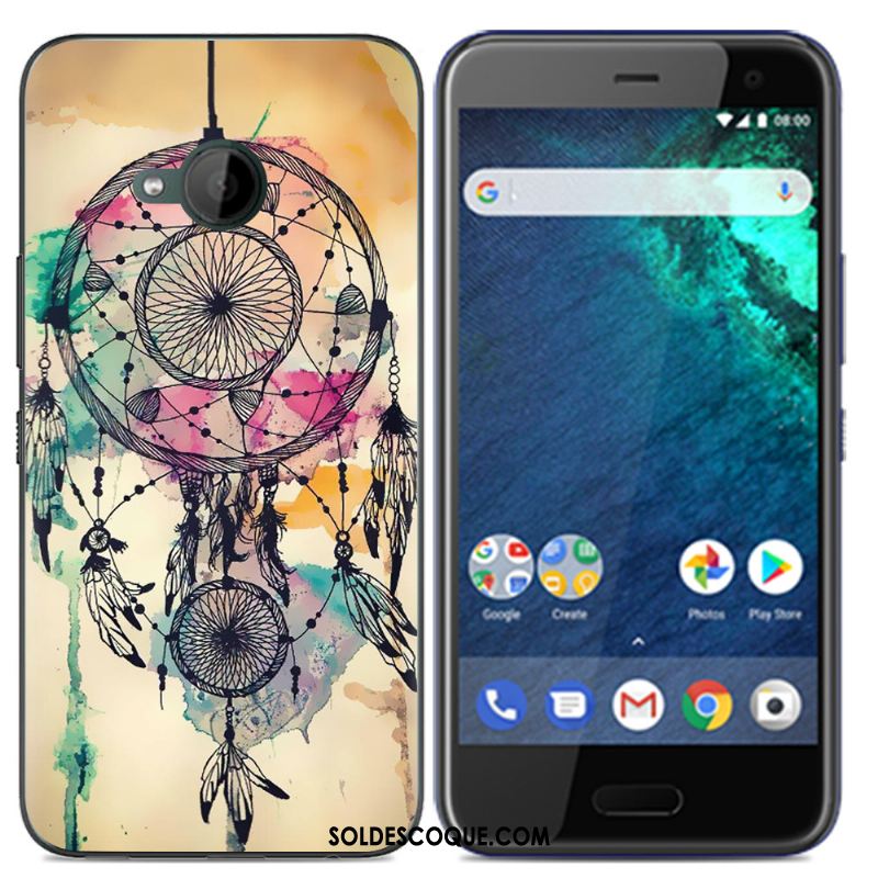 Coque Htc U11 Life Rose Tout Compris Dessin Animé Tendance Étui Pas Cher