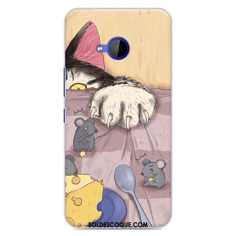 Coque Htc U11 Life Téléphone Portable Fluide Doux Silicone Étui Dessin Animé France