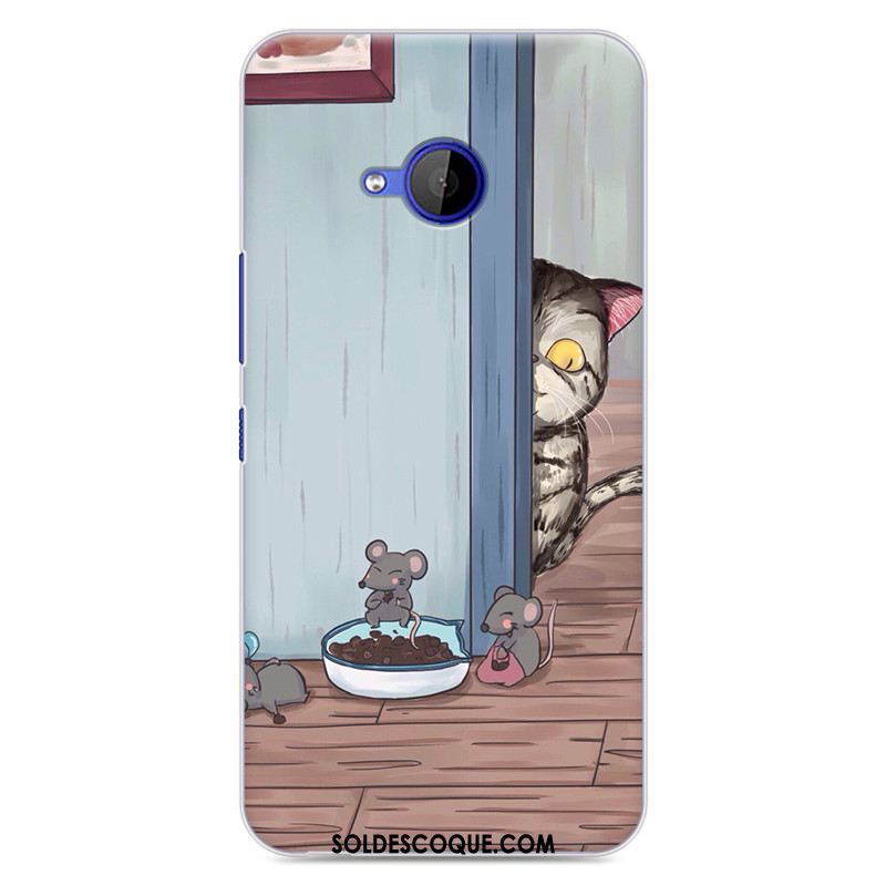 Coque Htc U11 Life Téléphone Portable Fluide Doux Silicone Étui Dessin Animé France