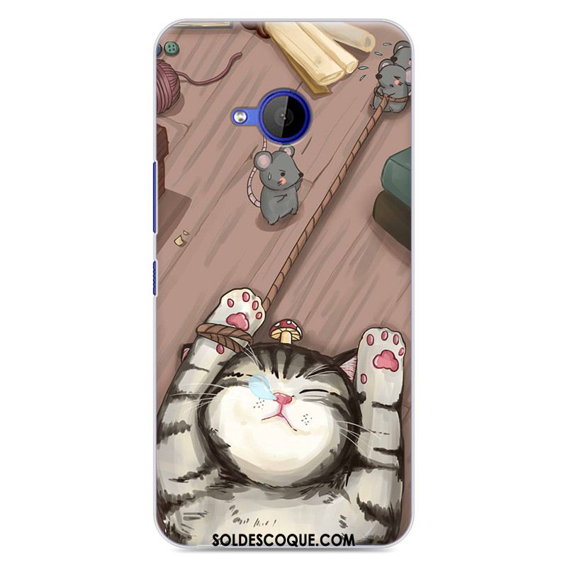 Coque Htc U11 Life Téléphone Portable Fluide Doux Silicone Étui Dessin Animé France