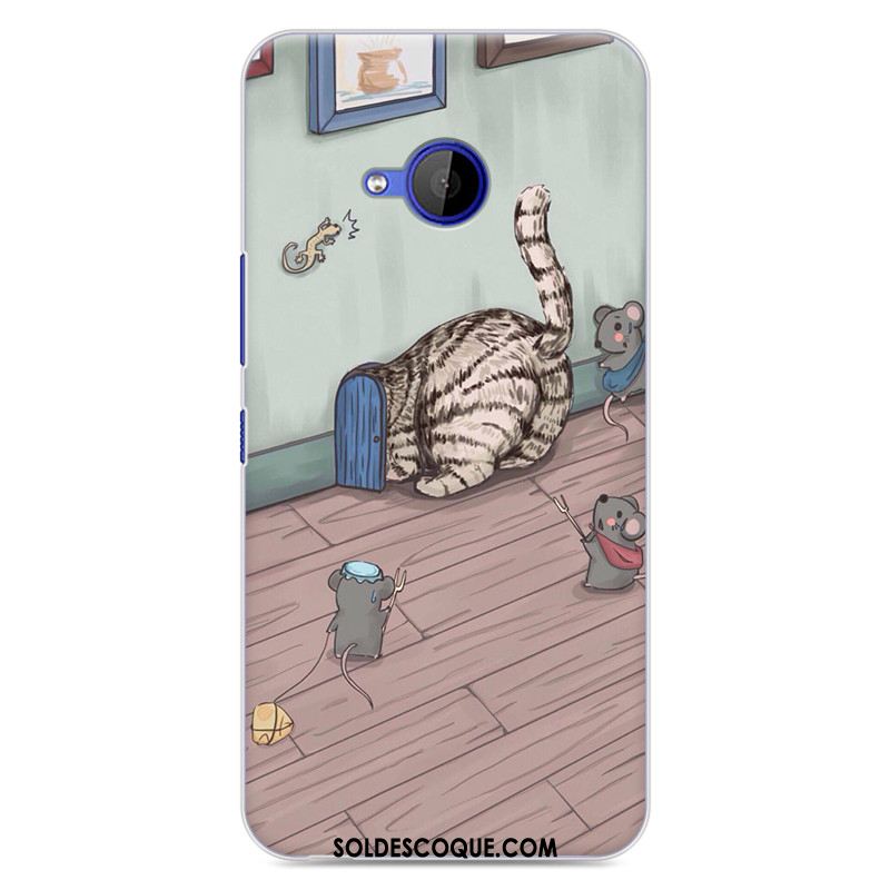 Coque Htc U11 Life Téléphone Portable Fluide Doux Silicone Étui Dessin Animé France