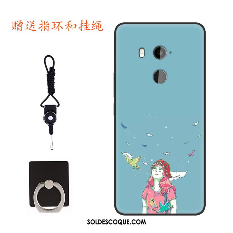 Coque Htc U11+ Multicolore Téléphone Portable Fluide Doux Dessin Animé Incassable En Ligne