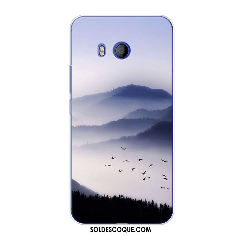 Coque Htc U11 Paysage Créatif Violet Personnalisé Téléphone Portable En Vente