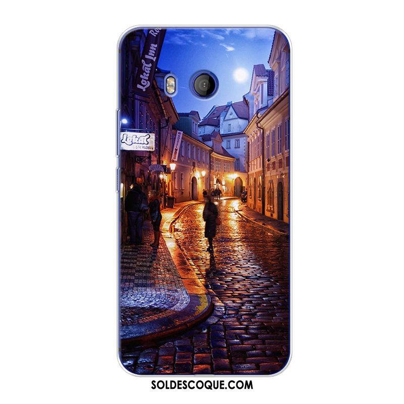 Coque Htc U11 Paysage Créatif Violet Personnalisé Téléphone Portable En Vente