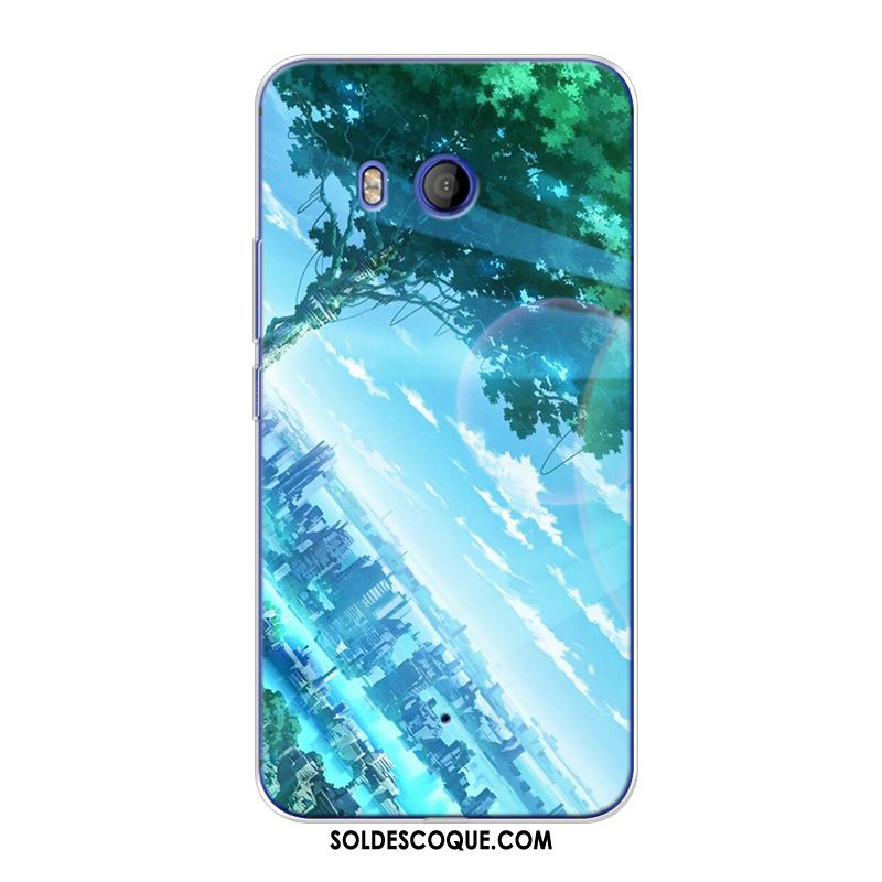 Coque Htc U11 Paysage Créatif Violet Personnalisé Téléphone Portable En Vente