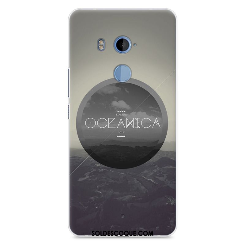 Coque Htc U11+ Paysage Fluide Doux Transparent Protection Peinture Pas Cher