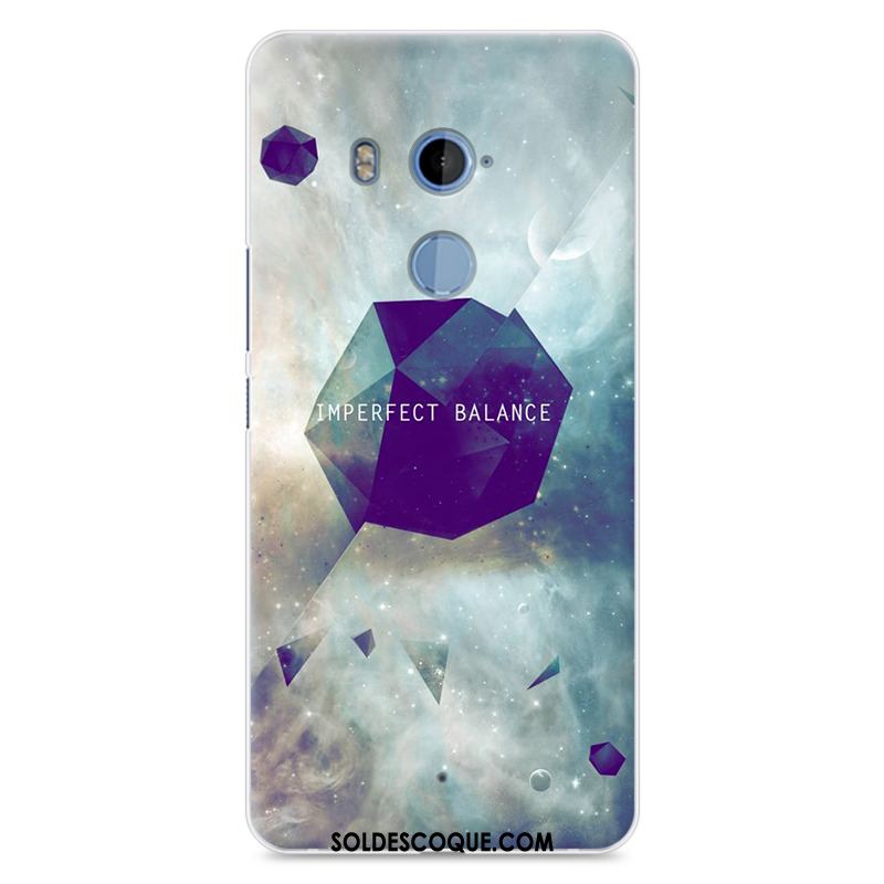 Coque Htc U11+ Paysage Fluide Doux Transparent Protection Peinture Pas Cher