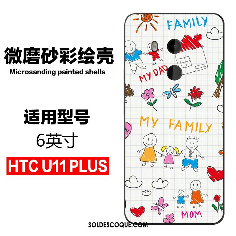 Coque Htc U11+ Personnalité Protection Charmant Multicolore Tendance Pas Cher