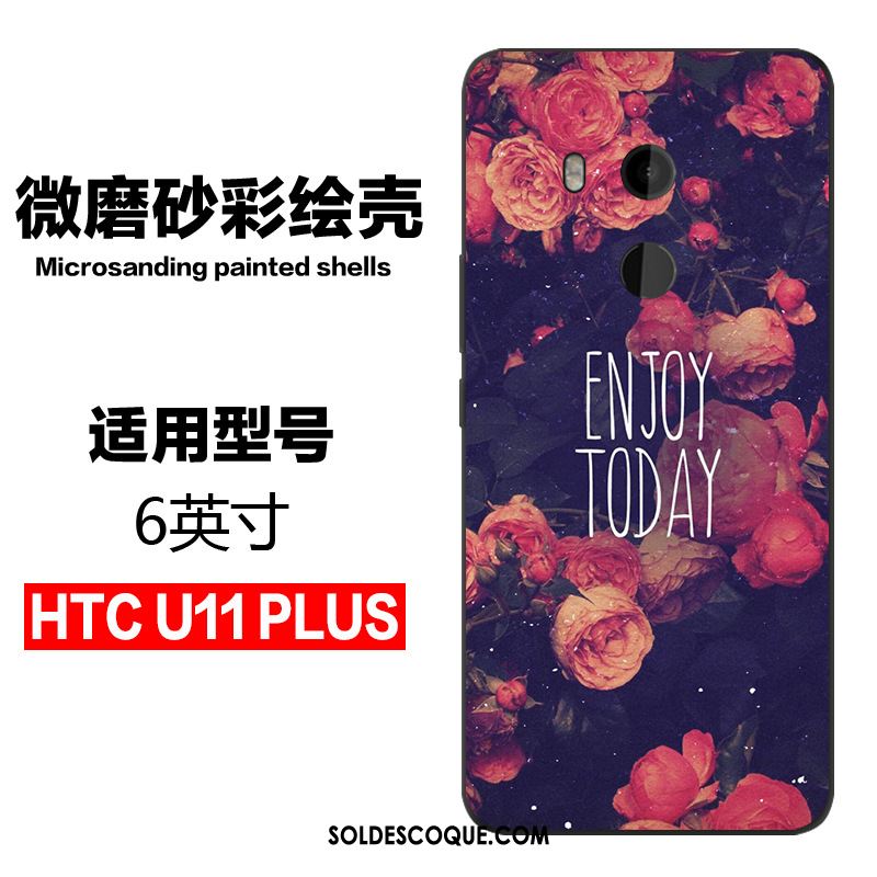 Coque Htc U11+ Personnalité Protection Charmant Multicolore Tendance Pas Cher