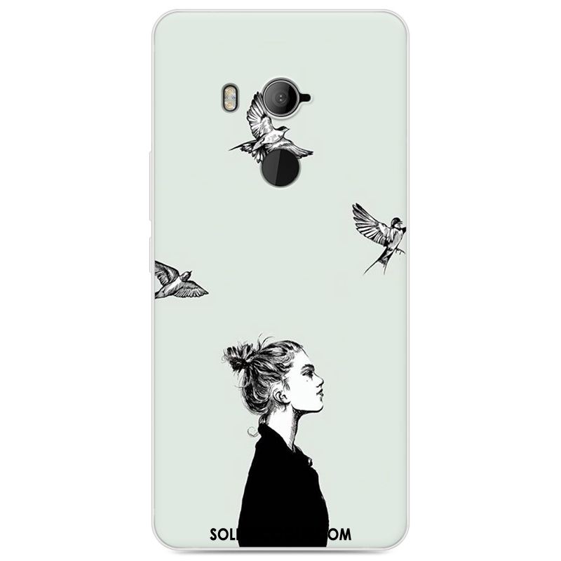 Coque Htc U11+ Protection Jaune Téléphone Portable Créatif Étui Housse En Ligne