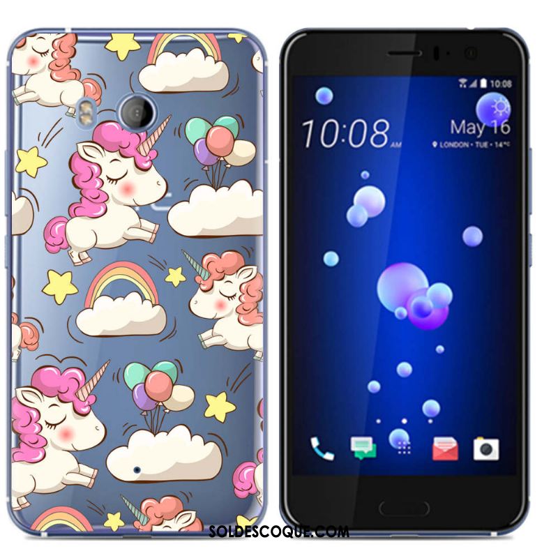 Coque Htc U11 Pu Étui Téléphone Portable Créatif Très Mince Soldes