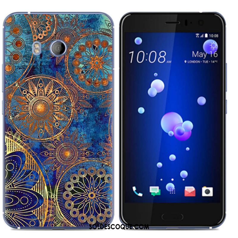 Coque Htc U11 Pu Étui Téléphone Portable Créatif Très Mince Soldes