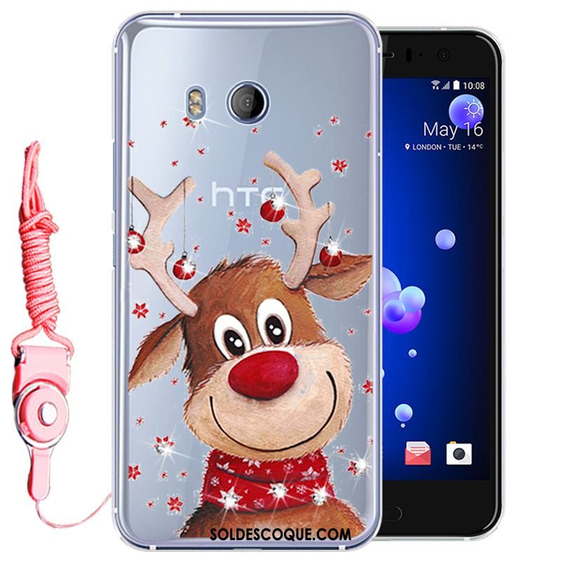 Coque Htc U11 Tout Compris Téléphone Portable Protection Rose Strass France