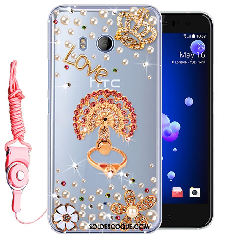 Coque Htc U11 Tout Compris Téléphone Portable Protection Rose Strass France