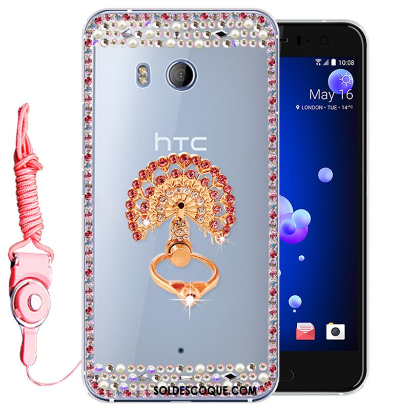 Coque Htc U11 Tout Compris Téléphone Portable Protection Rose Strass France