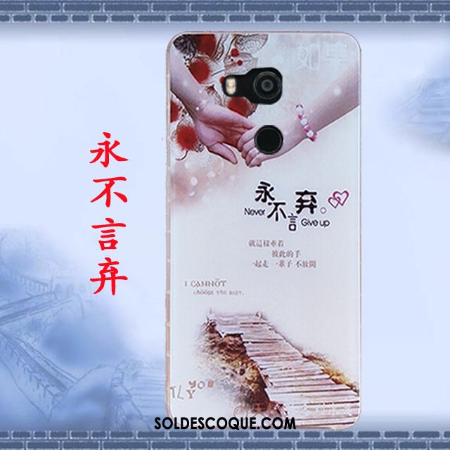 Coque Htc U11+ Téléphone Portable Peinture Silicone Fluide Doux Étui En Vente