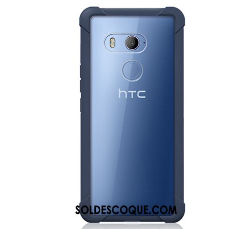 Coque Htc U11+ Élégant Noir Incassable Téléphone Portable Étui Pas Cher