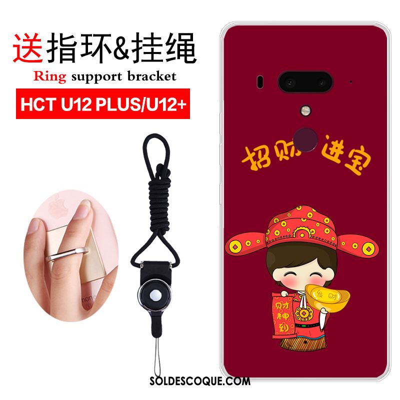 Coque Htc U12+ Art Téléphone Portable Personnalité Incassable Protection Pas Cher