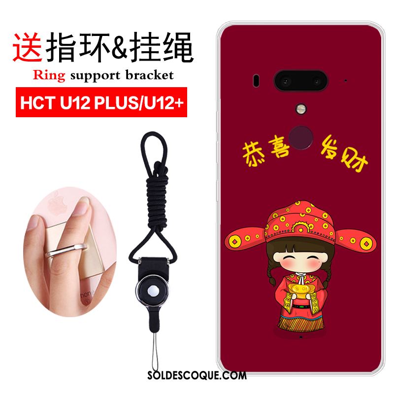 Coque Htc U12+ Art Téléphone Portable Personnalité Incassable Protection Pas Cher