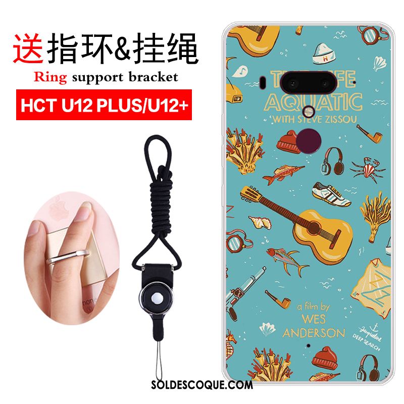 Coque Htc U12+ Art Téléphone Portable Personnalité Incassable Protection Pas Cher