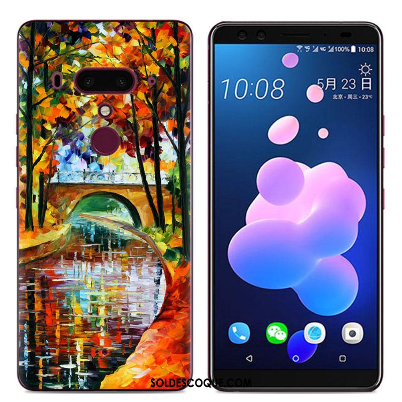 Coque Htc U12+ Bordure Téléphone Portable Protection Fluide Doux Incassable En Vente