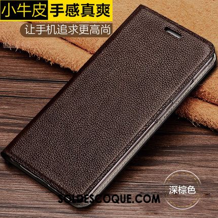 Coque Htc U12+ Cuir Véritable Difficile Téléphone Portable Protection Étui Soldes