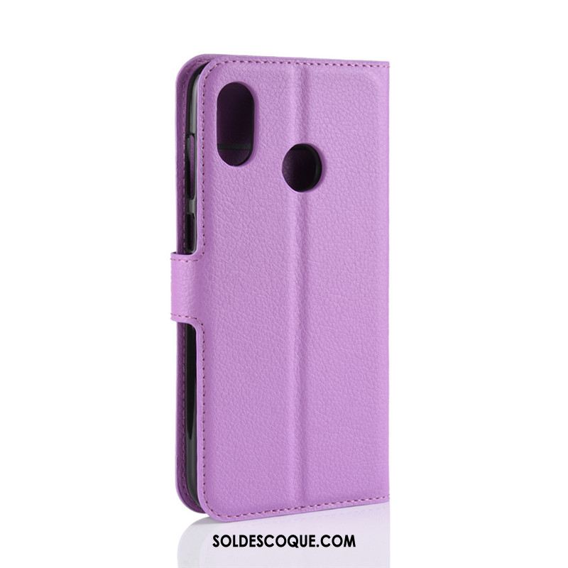 Coque Htc U12 Life Portefeuille Fluide Doux Protection Étui Vert Pas Cher