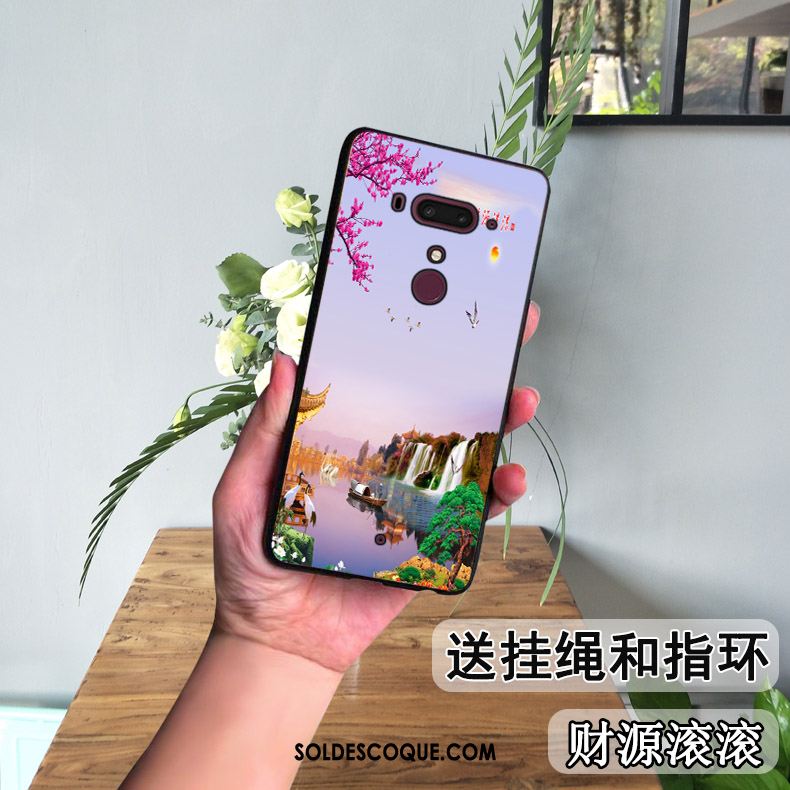 Coque Htc U12+ Ornements Suspendus Personnalité Art Vent Incassable Pas Cher