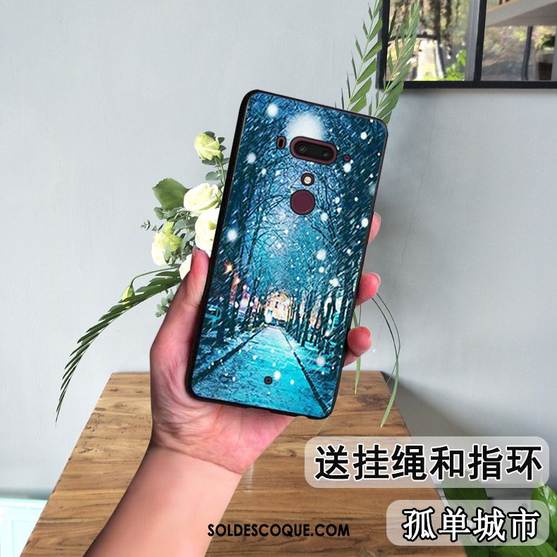 Coque Htc U12+ Ornements Suspendus Personnalité Art Vent Incassable Pas Cher