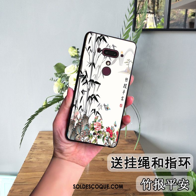 Coque Htc U12+ Ornements Suspendus Personnalité Art Vent Incassable Pas Cher