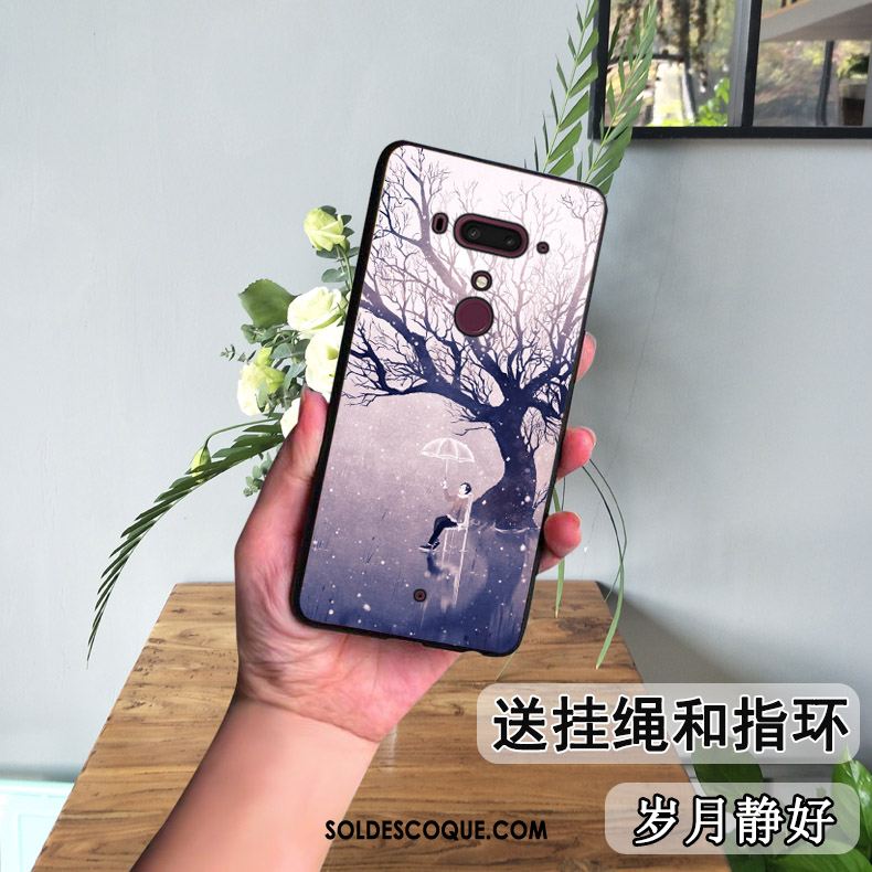 Coque Htc U12+ Ornements Suspendus Personnalité Art Vent Incassable Pas Cher