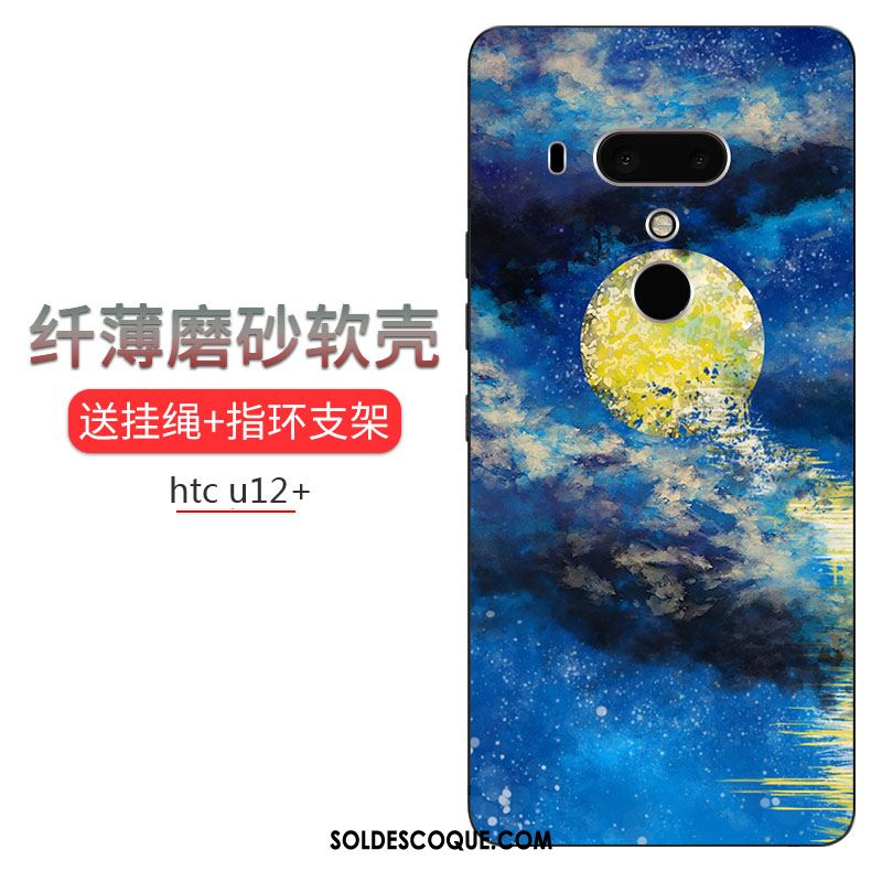 Coque Htc U12+ Personnalisé Multicolore Silicone Téléphone Portable Étui Housse Pas Cher