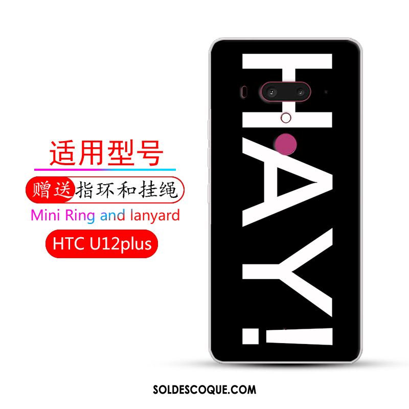 Coque Htc U12+ Protection Rose Incassable Étui Fluide Doux Pas Cher