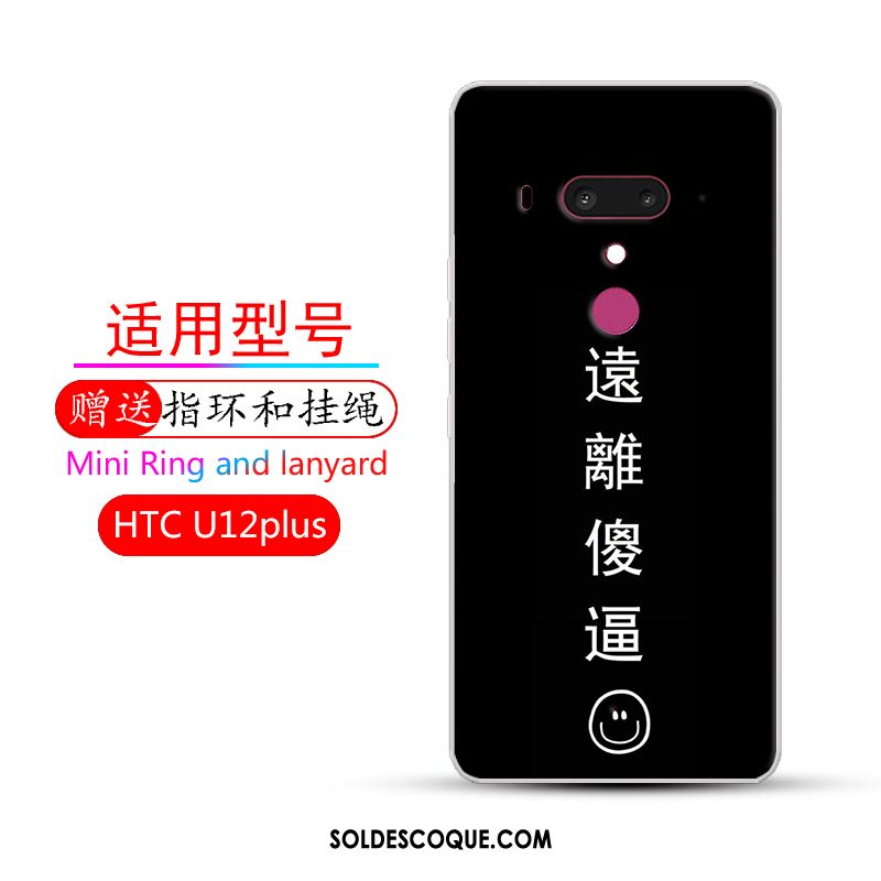 Coque Htc U12+ Protection Rose Incassable Étui Fluide Doux Pas Cher