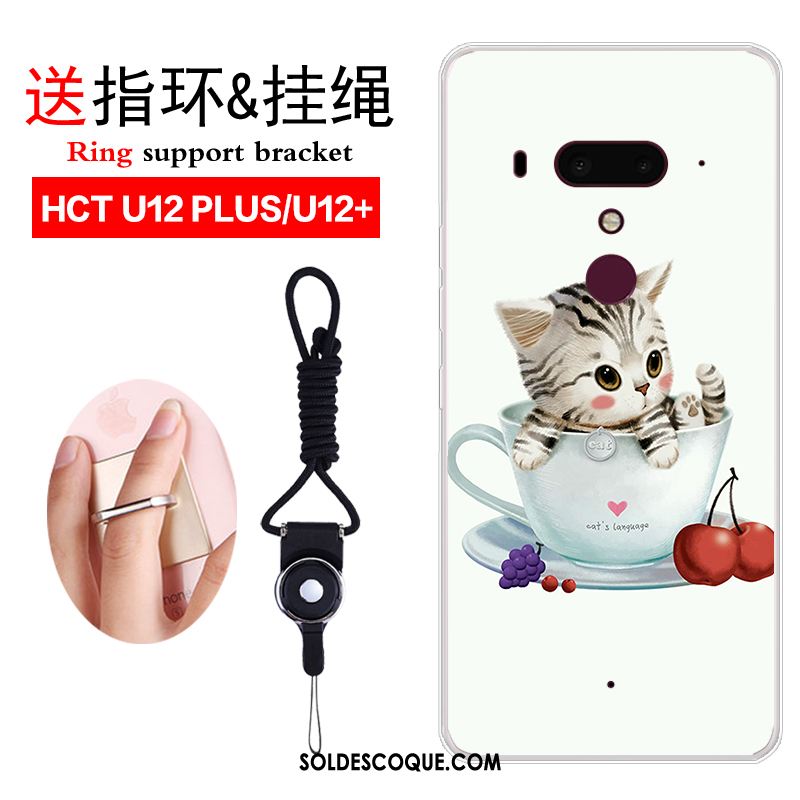 Coque Htc U12+ Tendance Incassable Personnalité Silicone Fluide Doux En Vente