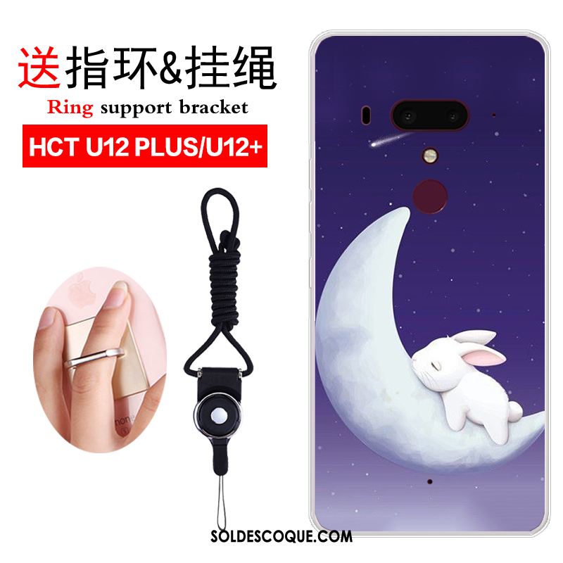 Coque Htc U12+ Tendance Incassable Personnalité Silicone Fluide Doux En Vente