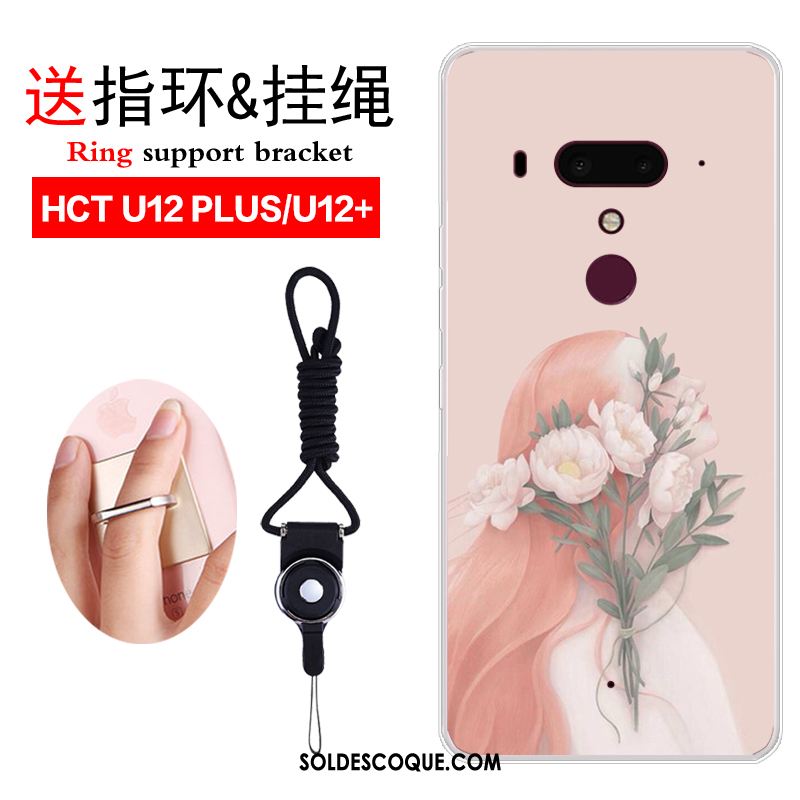 Coque Htc U12+ Tendance Incassable Personnalité Silicone Fluide Doux En Vente