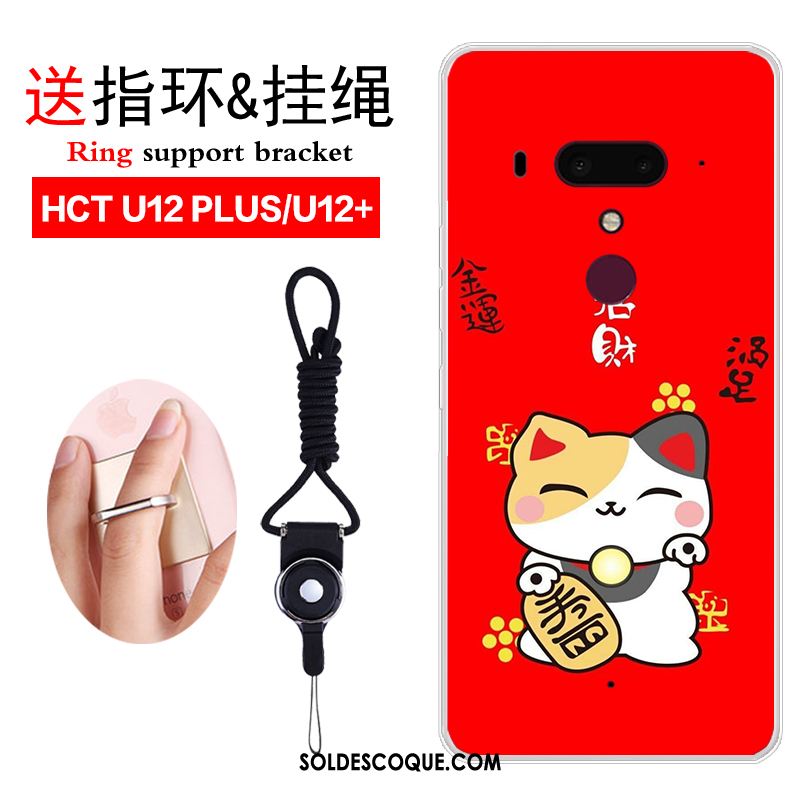 Coque Htc U12+ Tendance Incassable Personnalité Silicone Fluide Doux En Vente