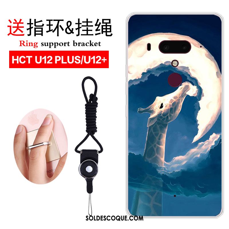 Coque Htc U12+ Tendance Incassable Personnalité Silicone Fluide Doux En Vente