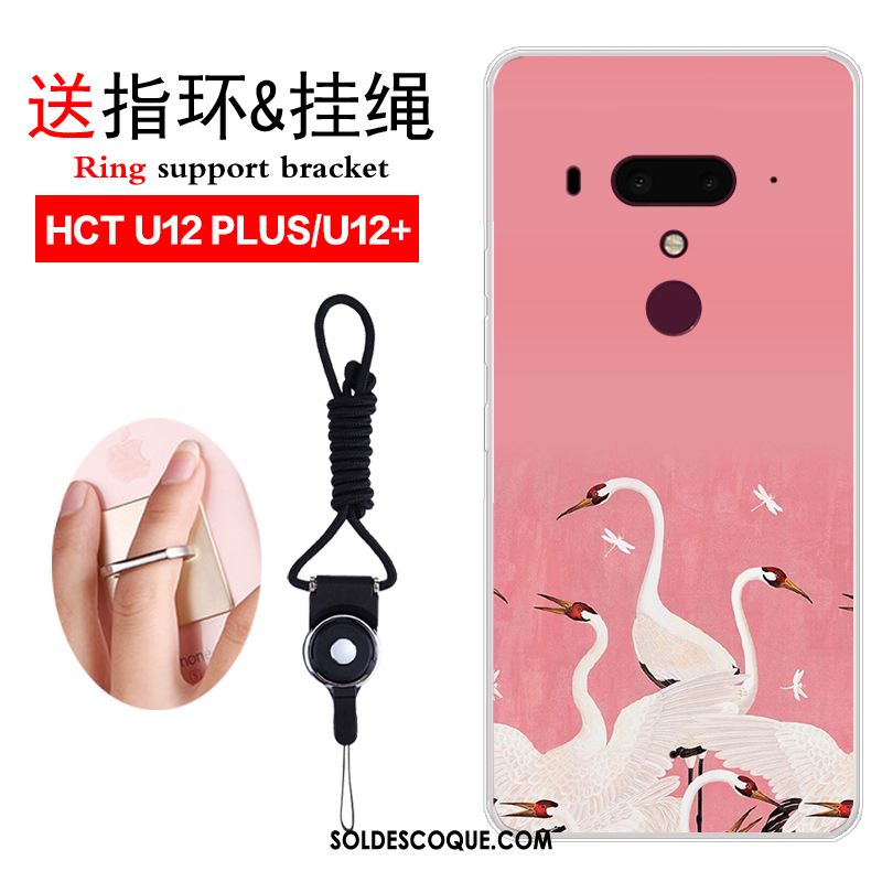 Coque Htc U12+ Tendance Incassable Personnalité Silicone Fluide Doux En Vente