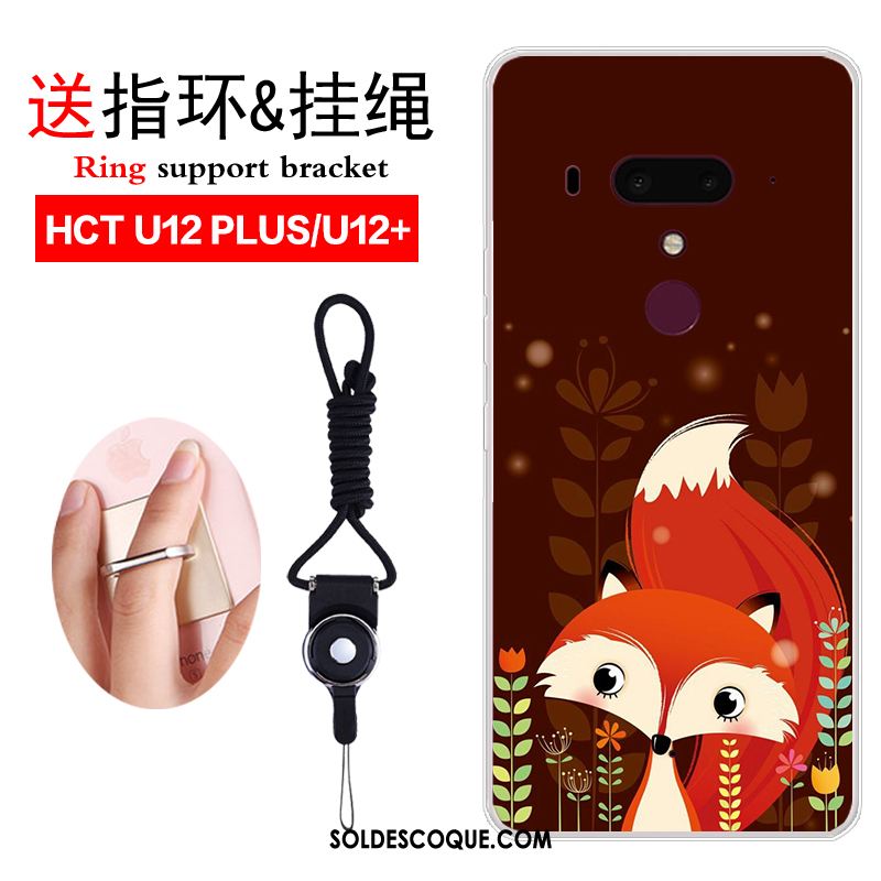 Coque Htc U12+ Tendance Incassable Personnalité Silicone Fluide Doux En Vente