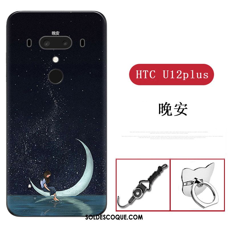 Coque Htc U12+ Tendance Silicone Vert Téléphone Portable Étui Soldes