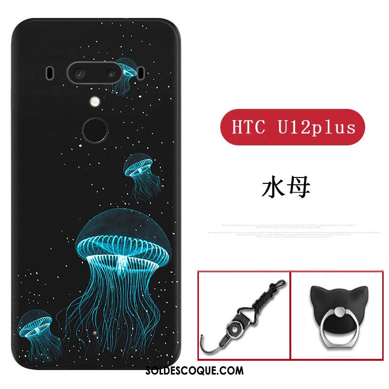 Coque Htc U12+ Tendance Silicone Vert Téléphone Portable Étui Soldes