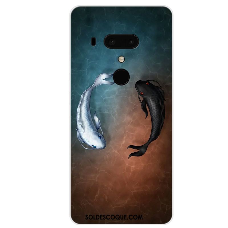 Coque Htc U12+ Tout Compris Dessin Animé Silicone Charmant Fluide Doux En Vente