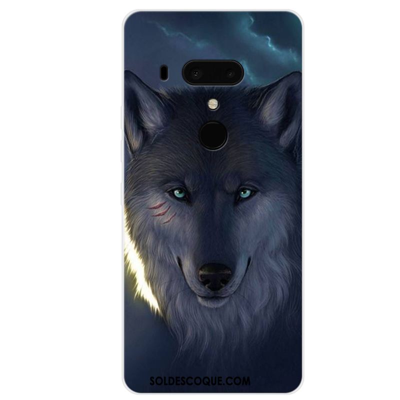 Coque Htc U12+ Tout Compris Dessin Animé Silicone Charmant Fluide Doux En Vente