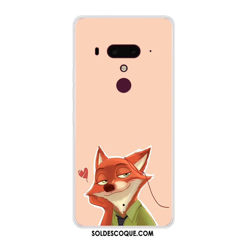 Coque Htc U12+ Tout Compris Transparent Dessin Animé Étui Charmant Soldes