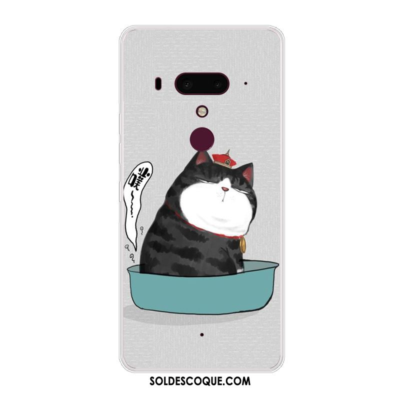 Coque Htc U12+ Tout Compris Transparent Dessin Animé Étui Charmant Soldes