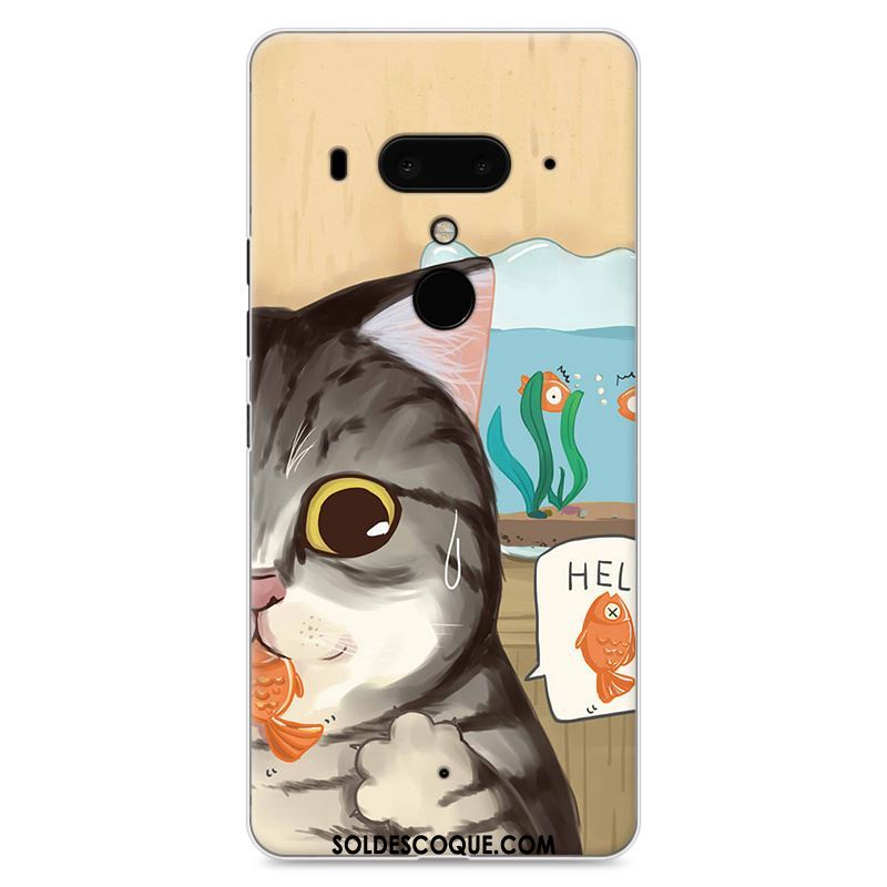 Coque Htc U12+ Téléphone Portable Protection Difficile Dessin Animé Étui Soldes